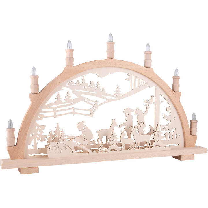 Candle Arch - Wildlife Feeding - 66x44 cm / 26x17.3 inch