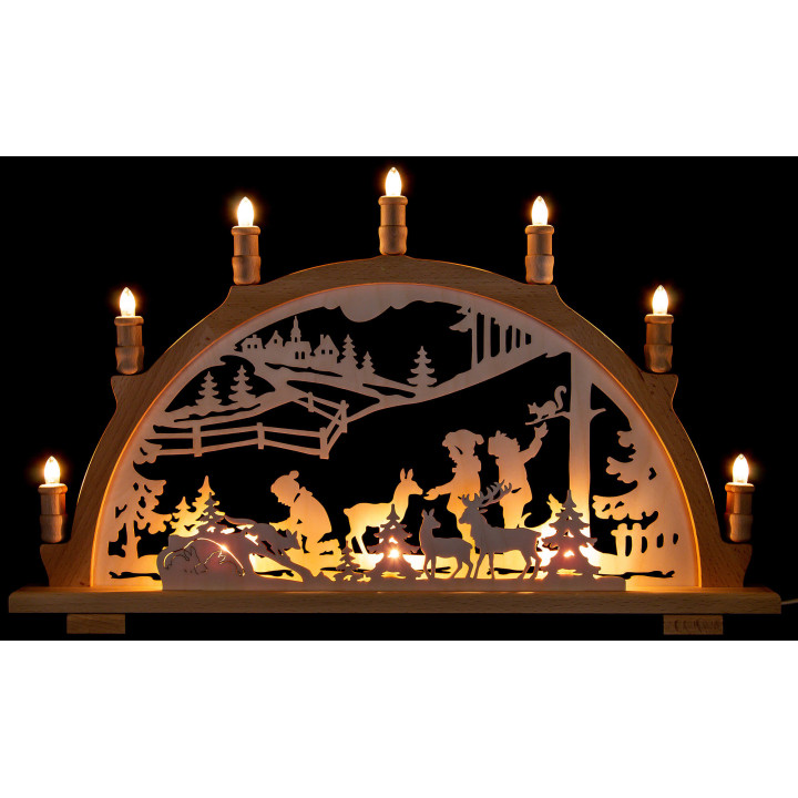 Candle Arch - Wildlife Feeding - 66x44 cm / 26x17.3 inch