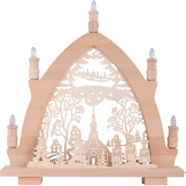 Candle Arch - Seiffen Church  - 41x42 cm / 16.1x16.5 inch