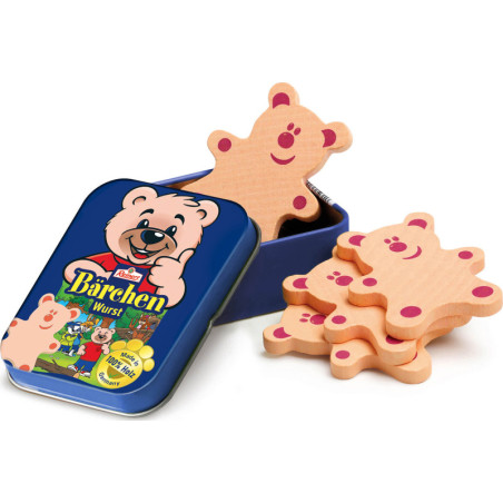 Bear Sausage from Reinert in Tin - 7,5 cm / 3 inch