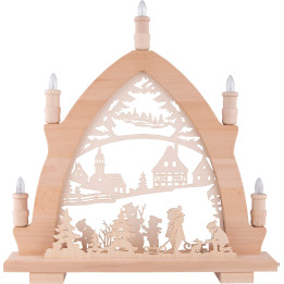 Candle Arch - Winter Landscape - 41x42 cm / 16.1x16.5 inch