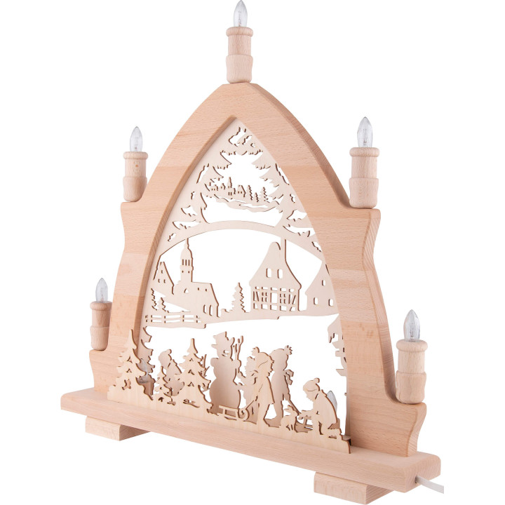 Candle Arch - Winter Landscape - 41x42 cm / 16.1x16.5 inch
