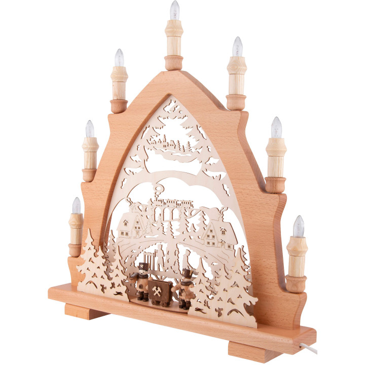 Candle Arch - Miners Ore Mountains - 43x45 cm / 16.9x17.7 inch