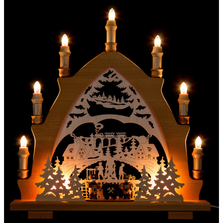 Candle Arch - Miners Ore Mountains - 43x45 cm / 16.9x17.7 inch
