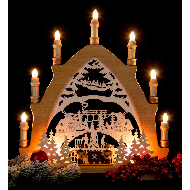 Candle Arch - Miners Ore Mountains - 43x45 cm / 16.9x17.7 inch