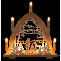 Candle Arch - Little Red Riding Hood - 42x43 cm / 16.5x16.9 inch