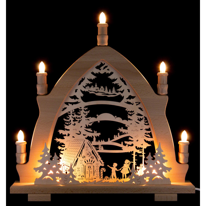 Candle Arch - Hansel and Gretel - 42x43 cm / 16.5x16.9 inch