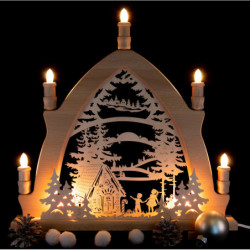Candle Arch - Hansel and Gretel - 42x43 cm / 16.5x16.9 inch