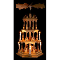 4-stöckige Pyramide Christi Geburt - 52 cm