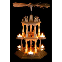 3-Tier Pyramid - Nativity - 41 cm / 16.1 inch