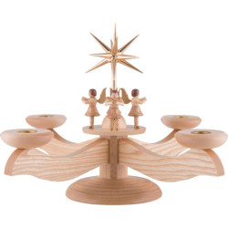 Candle Holder - 4 Angels Natural - 26 cm / 10.2 inch