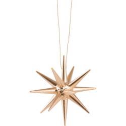 Christbaumschmuck Weihnachtsstern gold - 7 cm