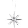 Tree Ornament - Christmas Star Silver - 7 cm / 2.8 inch