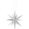Tree Ornament - Christmas Star Silver - 7 cm / 2.8 inch