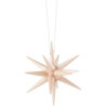 Tree Ornament - Christmas Star Natural - 7 cm / 2.8 inch