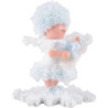 Schneeflöckchen mit Baby Junge - 5 cm