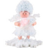 Schneeflöckchen mit Baby Mädchen - 5 cm