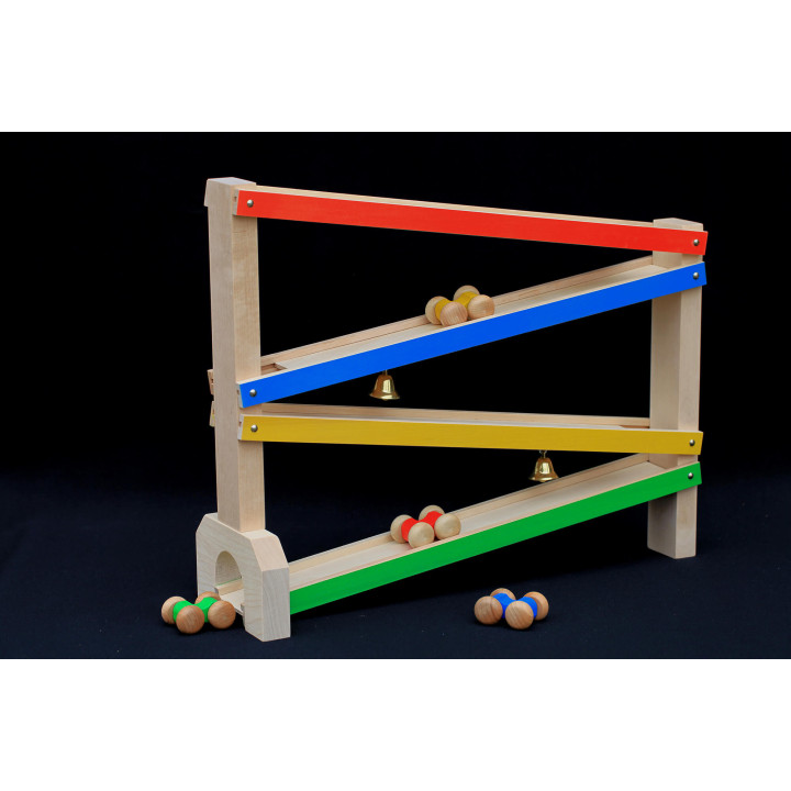 Car Racing Track With 4 Cars