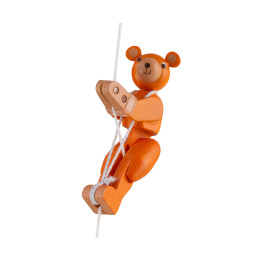 Kletterfigur Klettermax Teddybär gelb - 6,5 cm