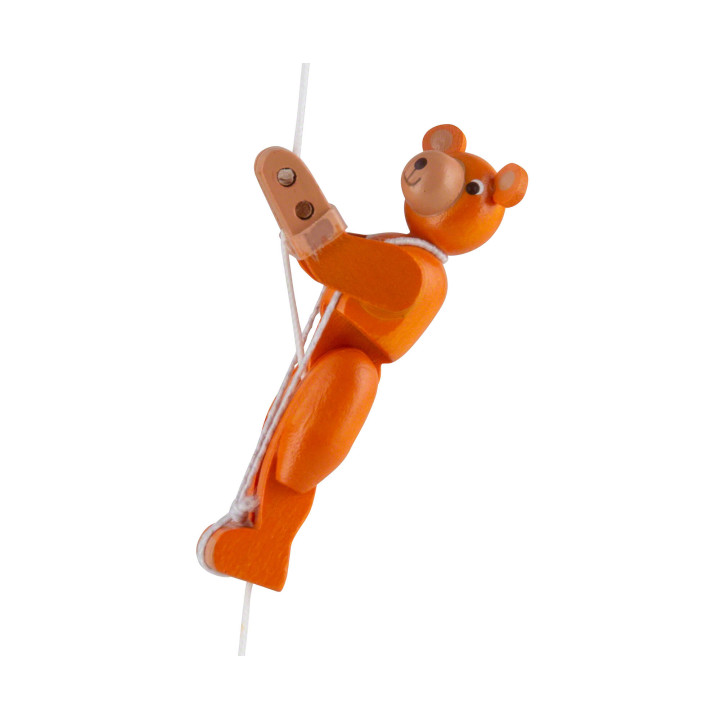 Kletterfigur Klettermax Teddybär gelb - 6,5 cm
