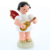 Engel mit Ukulele - Rote Flügel - stehend - 9,5 cm
