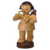 Angel with French Horn - Natural Colors - Standing - 6 cm / 2,3 inch