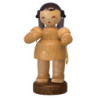 Engel mit Triangel - natur - stehend - 6 cm