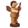 Engel mit Fagott - natur - stehend - 6 cm