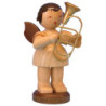 Engel mit Bariton - natur - stehend - 9,5 cm