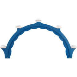 Cloud Landscape - Candle Arch - Blue/Gold - 41x21 cm / 16.1x8.3 inch