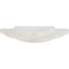 Cloud Landscape - 2-Tier Base - White/Gold - 32,5×16×2,4 cm / 12.8×6.3×0.9 inch