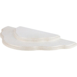 Wolkenstecksystem - Grundwolke 2-stufig - weiß/gold - 32,5x16x2,4 cm