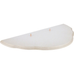 Cloud Landscape - Tier 3 - White/Gold - 41x21 cm / 16.1x8.3 inch