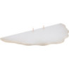 Cloud Landscape - Tier 5 - White/Gold - 70x30 cm / 27.6x11.8 inch