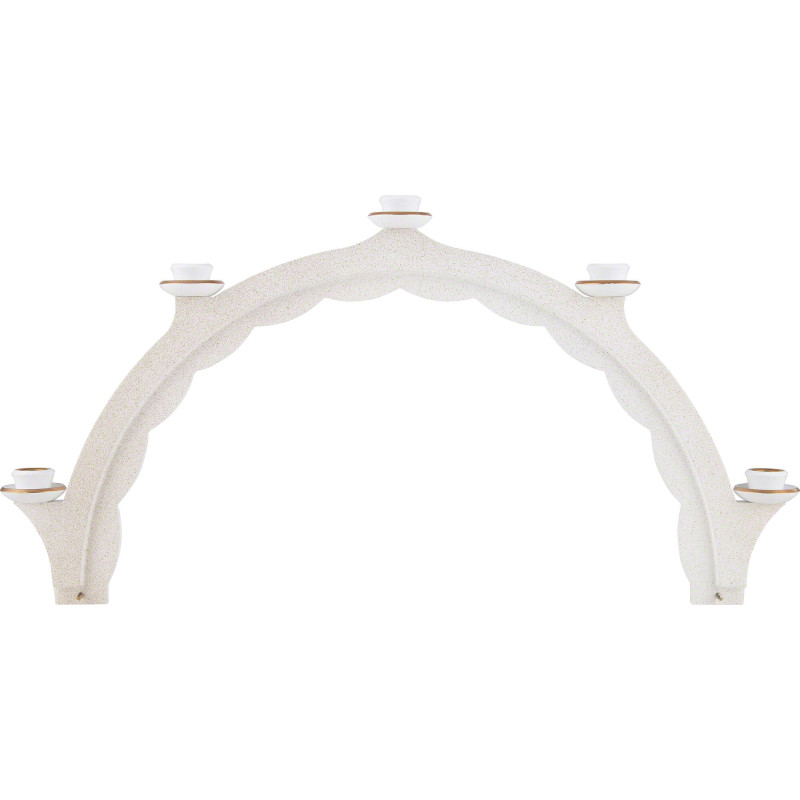 Cloud Landscape - Candle Arch - White/Gold - 41x21 cm / 16.1x8.3 inch 