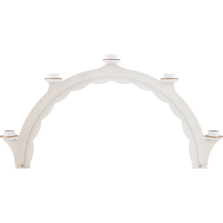 Cloud Landscape - Candle Arch - White/Gold - 41x21 cm / 16.1x8.3 inch 