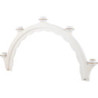 Cloud Landscape - Candle Arch - White/Gold - 41x21 cm / 16.1x8.3 inch 