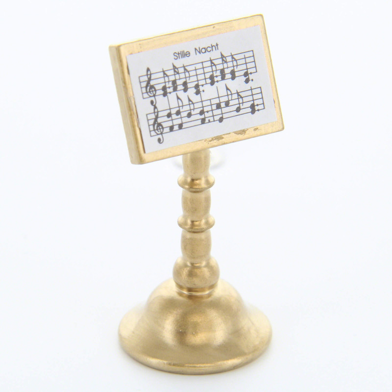 Music Stand "Stille Nacht" (Silent Night) - Gold - 4,5 cm / 1.8 inch