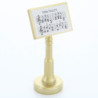 Notenständer gold "Stille Nacht" - 7,5 cm