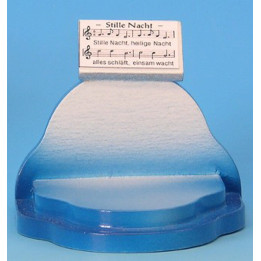 Music Desk "Stille Nacht" (Silent Night) - Blue - 5 cm / 2 inch
