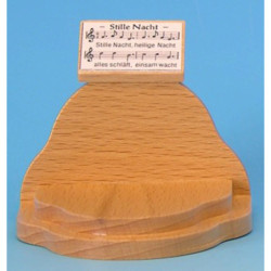 Music Desk "Stille Nacht" (Silent Night) - Natural Colors - 5 cm / 2 inch