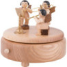 Music Box with Angels - Natural - 12,5 cm / 4.9 inch