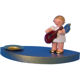 Kerzenhalter Engel mit Gitarre - 7 cm