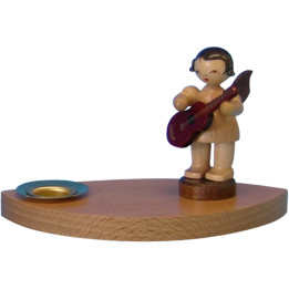 Kerzenhalter Engel mit Gitarre - 7 cm