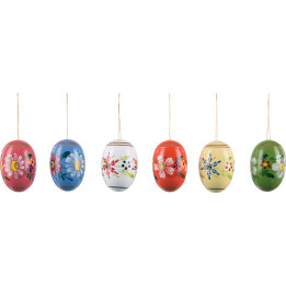 Ostereier-Set mit Blumen - 5,5 cm