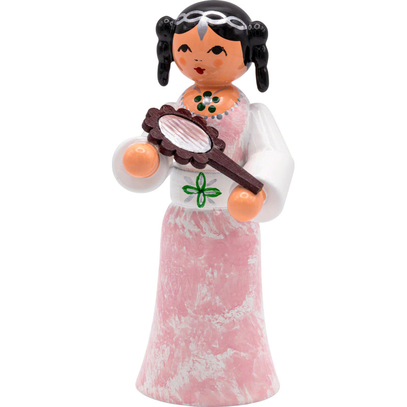 Princess with Mirror - 7 cm / 2.8 inch