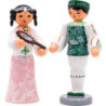Princess with Mirror - 7 cm / 2.8 inch