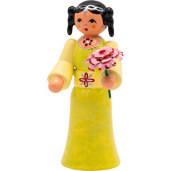 Princess with Flower - 7 cm / 2.8 inch