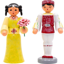 Princess with Flower - 7 cm / 2.8 inch