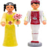 Princess with Flower - 7 cm / 2.8 inch